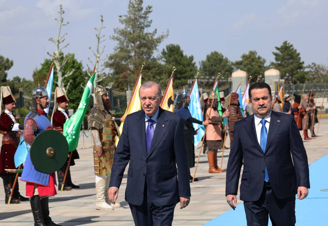 Irak Başbakanı Ankara’da! Külliye’de resmi tören: Sudani’den güç birliği mesajı... 25